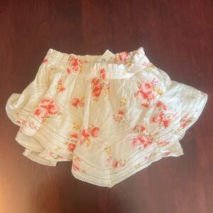 Aerie Floral Mini Skirt